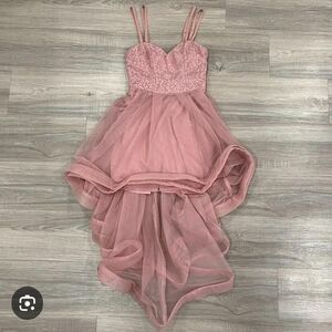 Charming Blush Pink Kids Formal Dress